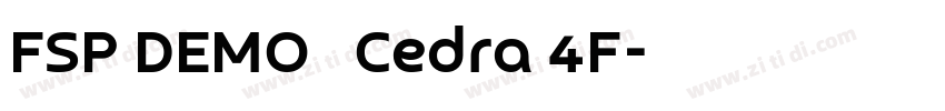 FSP DEMO   Cedra 4F字体转换